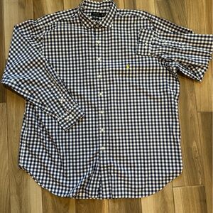 Polo by Ralph Lauren Blue/White Gingham 3XLT